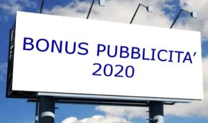 BONUS PUBBLICITA’